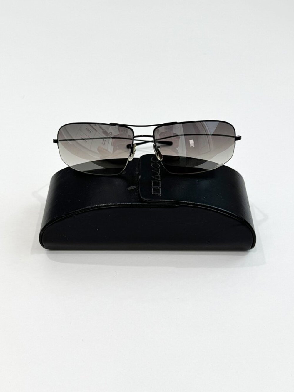 Oliver Peoples Atlas BK Sunglasses 62-15-135 Black Gradient Vintage